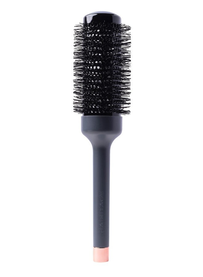 هيريتيج فرشاة شعر دائرية من السيراميك والأيونات الحرارية من هيريتيج، مقاس 54 مم - فرشاة تجفيف الشعر لجميع أنواع الشعر - رمادي داكن - Image 1